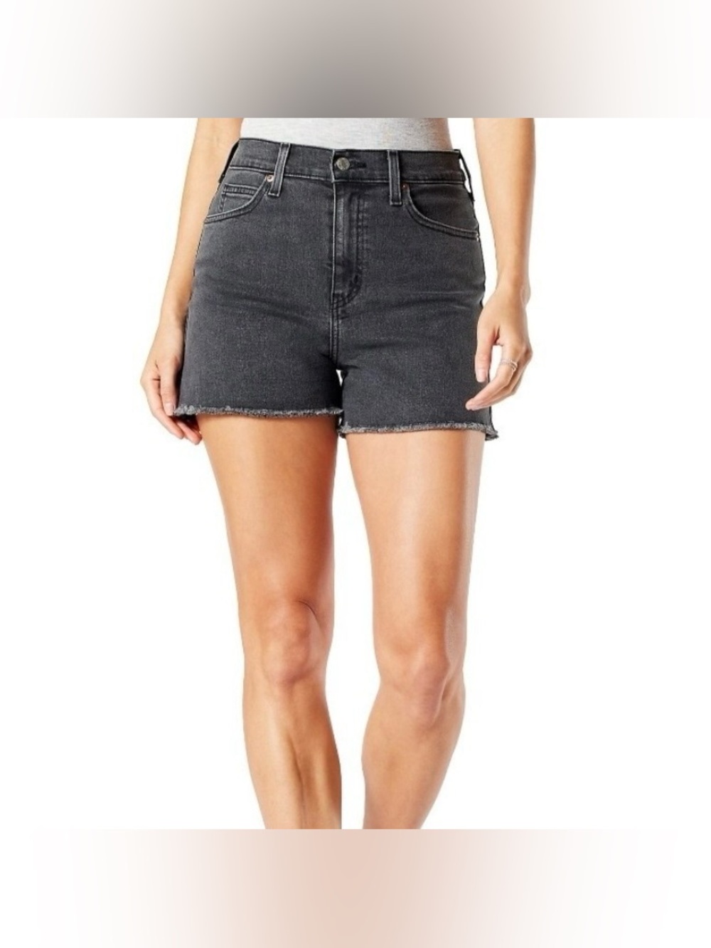 SIGNATURE by Levi Strauss & Co Festive Heritage High Rise Denim Shorts Size 14